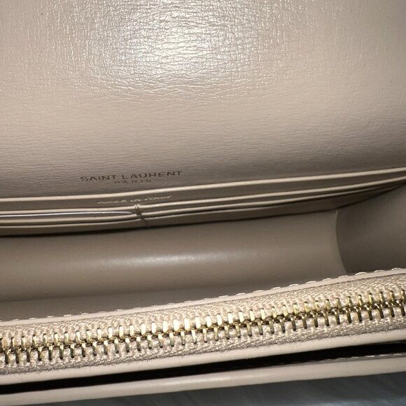 Saint Laurent Mini Sunset Beige Crossbody Bag - Picture 8 of 10